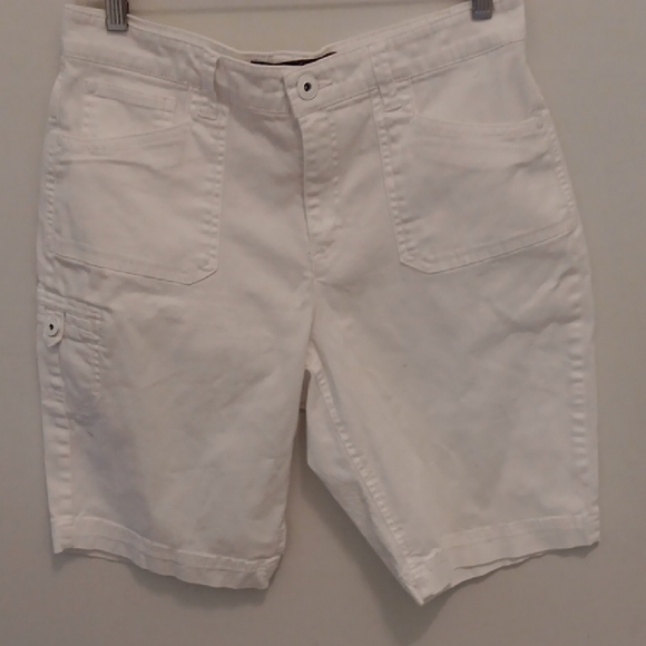 Gloria Vanderbilt Pants - Gloria Vanderbilt White Women's Bermudas